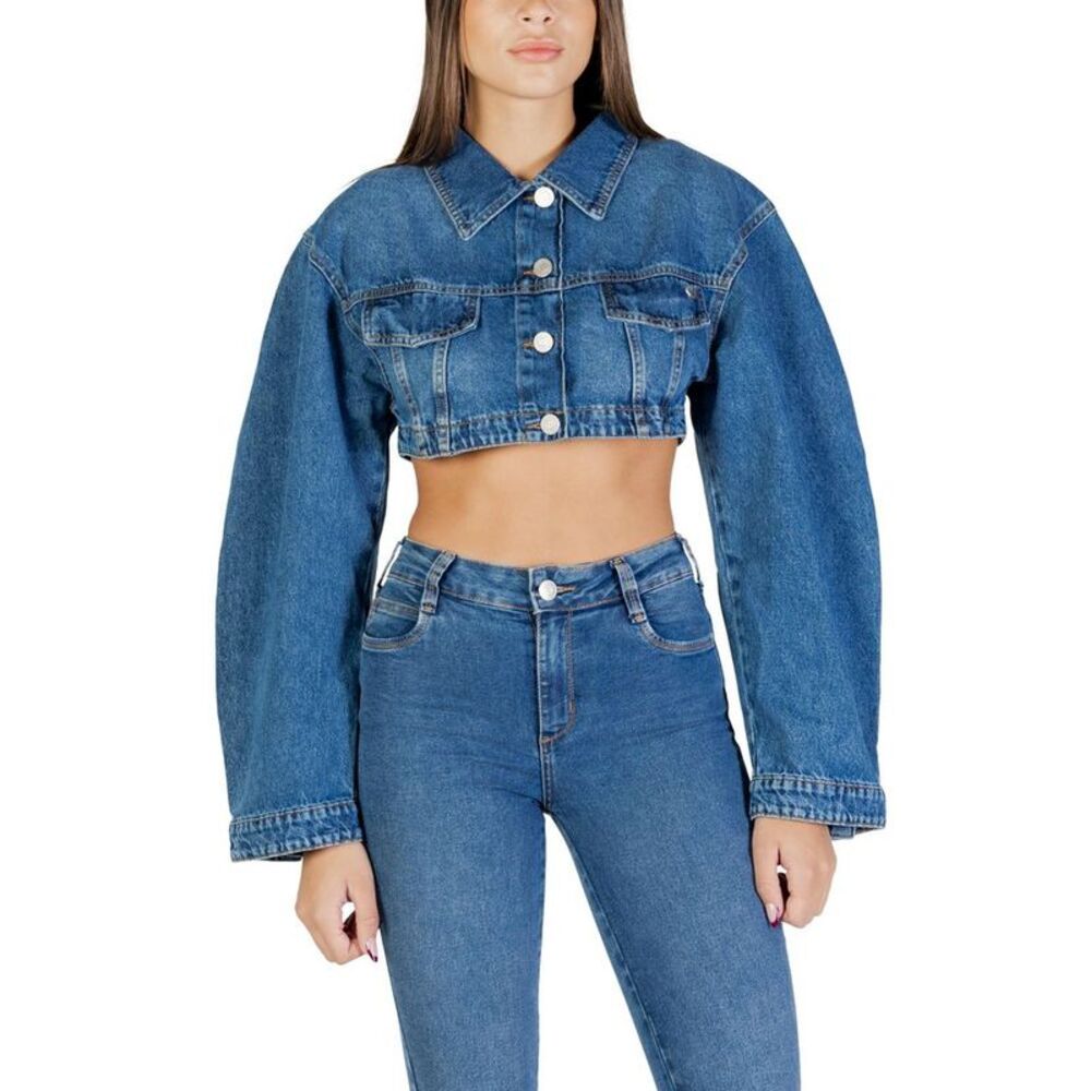 Colcci Blue Cotton Denim Women's Jacket